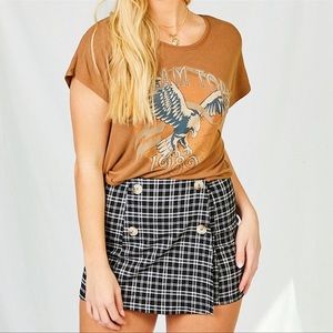 Altar’d State Bonnie Plaid Skort